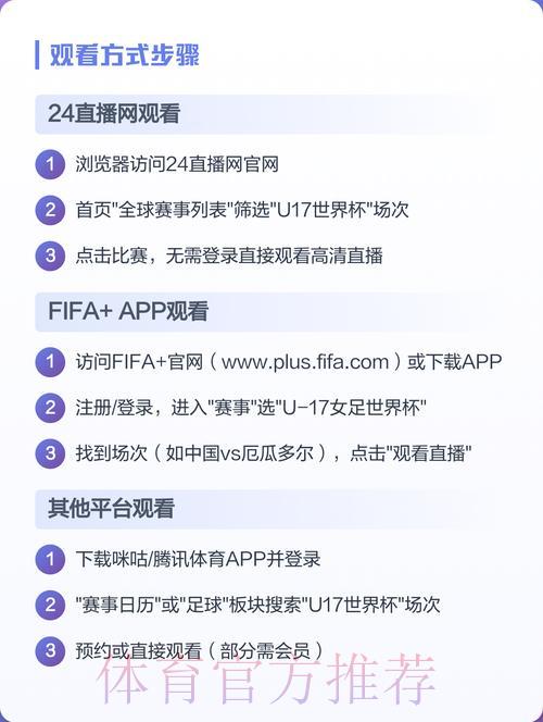 2026年世界杯赛事直播平台推荐与观看入口汇总